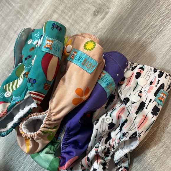 4 Pack Reusable Diapers - Picture 7 of 10